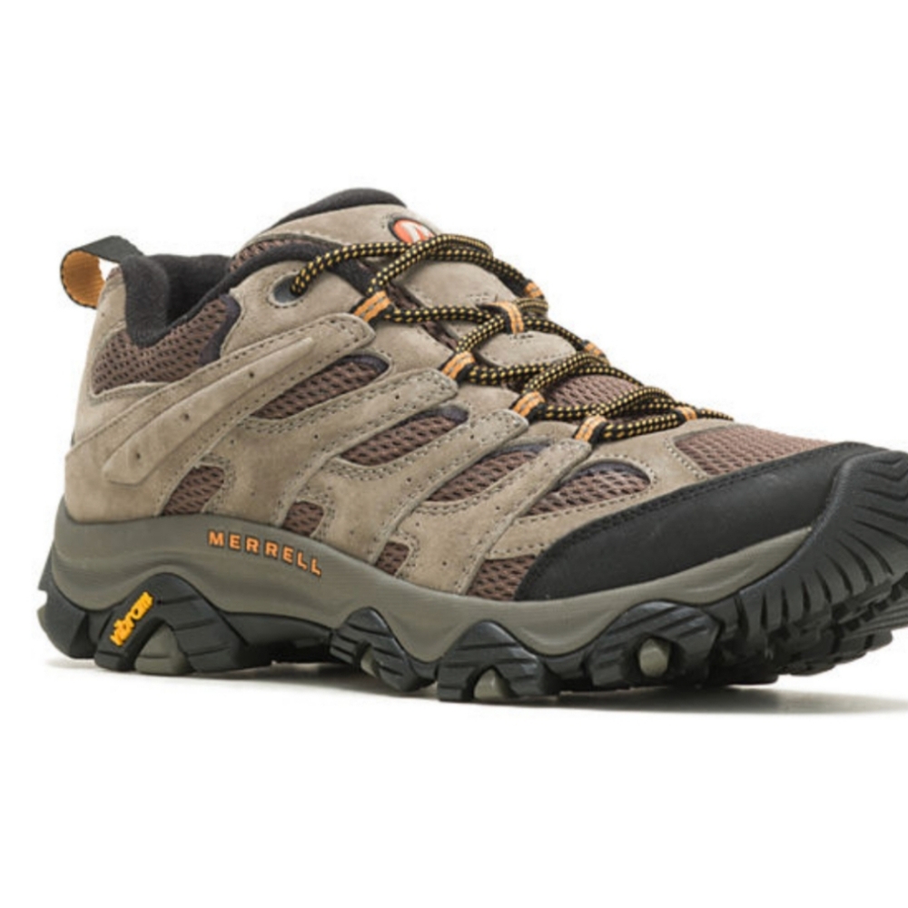 Merrell Moab 3 Men's Hiking Shoes Size 11.5 Wide (Walnut/ Moss)